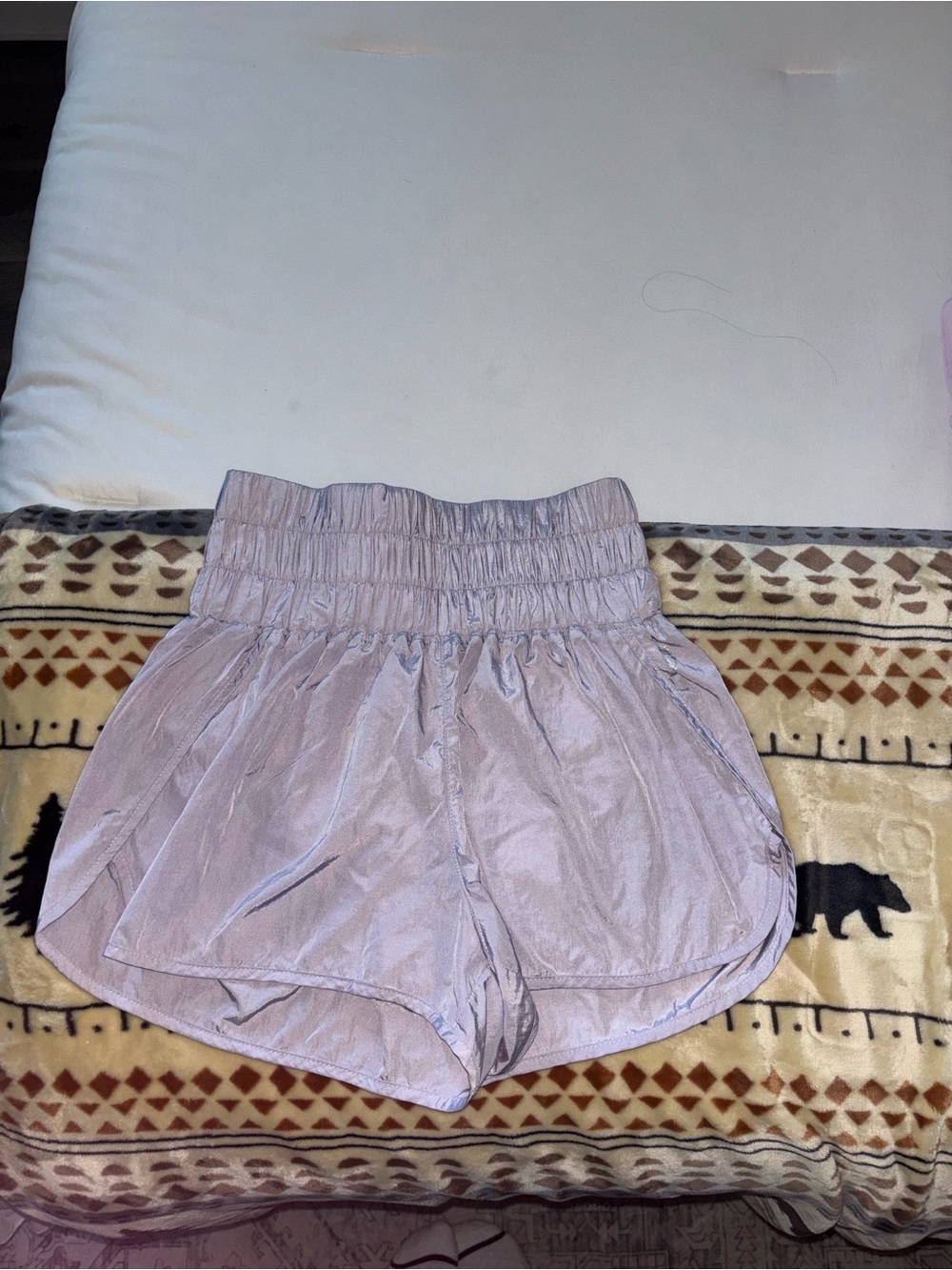 Free People Lilac Athletic Shorts